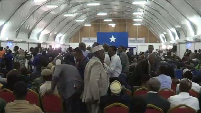 Somalia presidential vote at Mogadishu airport